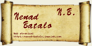 Nenad Batalo vizit kartica
